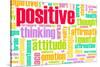 Thinking Positive As An Attitude Abstract Concept-kentoh-Stretched Canvas