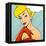 Thinking Woman in Retro Comics Style-Heizel-Framed Stretched Canvas