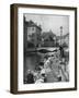 Thiou Canal, Annecy, France, 1937-Martin Hurlimann-Framed Giclee Print