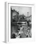 Thiou Canal, Annecy, France, 1937-Martin Hurlimann-Framed Giclee Print