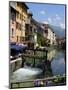 Thiou Canal, Annecy, Rhone Alpes, France, Europe-Richardson Peter-Mounted Photographic Print