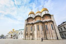 Russia. Moscow. Assumption Cathedral of the Moscow Kremlin - the Orthodox Church, Situated on the C-thipjang-Framed Stretched Canvas