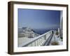 Thira and the Caldera, Santorini, Cyclades Islands, Greece-Michele Molinari-Framed Premium Photographic Print