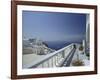 Thira and the Caldera, Santorini, Cyclades Islands, Greece-Michele Molinari-Framed Photographic Print