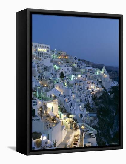 Thira, Santorini , Cyclades Islands, Greece-Steve Vidler-Framed Stretched Canvas