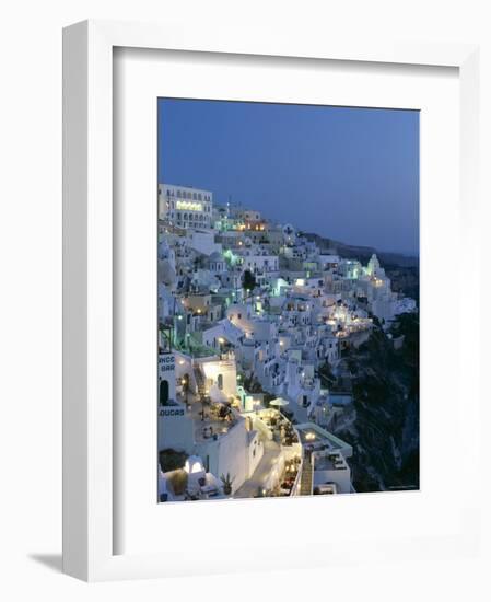 Thira, Santorini , Cyclades Islands, Greece-Steve Vidler-Framed Photographic Print