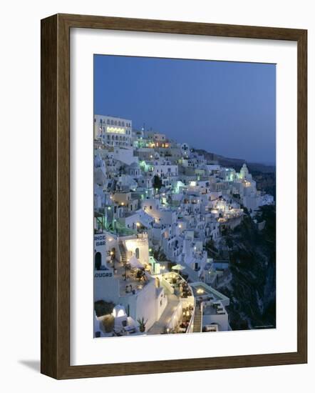 Thira, Santorini , Cyclades Islands, Greece-Steve Vidler-Framed Photographic Print