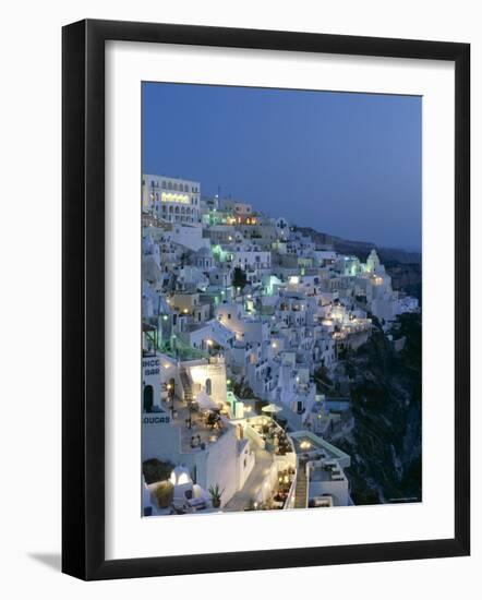 Thira, Santorini , Cyclades Islands, Greece-Steve Vidler-Framed Photographic Print