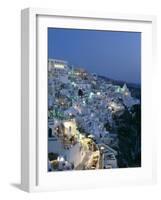 Thira, Santorini , Cyclades Islands, Greece-Steve Vidler-Framed Photographic Print