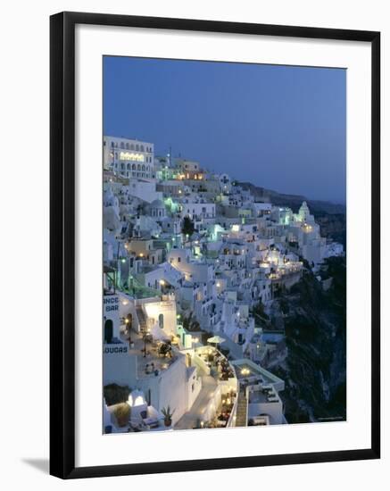 Thira, Santorini , Cyclades Islands, Greece-Steve Vidler-Framed Photographic Print