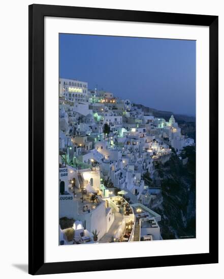 Thira, Santorini , Cyclades Islands, Greece-Steve Vidler-Framed Photographic Print