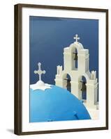 Thira Village, Santorini, Cyclades, Greek Islands, Greece, Europe-null-Framed Photographic Print