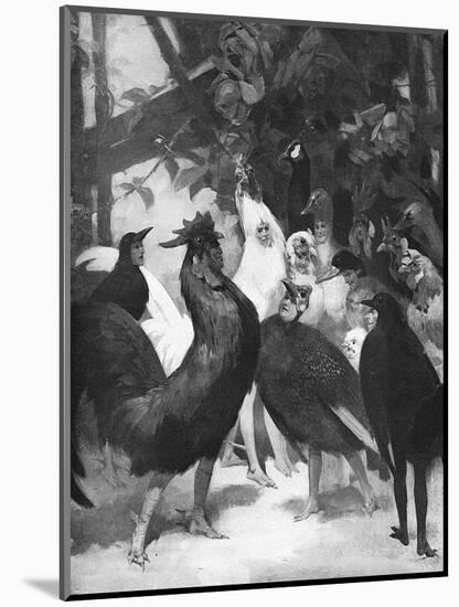 Third Act of the Play Chantecler by Rostand, 1910-Rene Lelong-Mounted Art Print