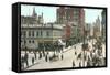 Third and Grand Avenue, Milwaukee, Wisconsin-null-Framed Stretched Canvas