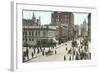 Third and Grand Avenue, Milwaukee, Wisconsin-null-Framed Art Print