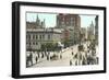 Third and Grand Avenue, Milwaukee, Wisconsin-null-Framed Art Print