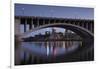 Third Ave, Bridge and Mill City, Stpaul, Minneapolis, Minnesota, USA-Walter Bibikow-Framed Photographic Print