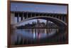 Third Ave, Bridge and Mill City, Stpaul, Minneapolis, Minnesota, USA-Walter Bibikow-Framed Photographic Print