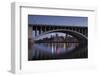 Third Ave, Bridge and Mill City, Stpaul, Minneapolis, Minnesota, USA-Walter Bibikow-Framed Photographic Print