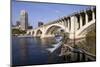 Third Avenue Bridge in Minneapolis-jrferrermn-Mounted Photographic Print