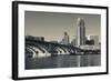 Third Avenue Bridge, Mississippi River, Minneapolis, Minnesota, USA-Walter Bibikow-Framed Photographic Print