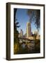 Third Avenue Bridge, Mississippi River, Minneapolis, Minnesota, USA-Walter Bibikow-Framed Photographic Print