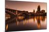 Third Avenue Bridge, Mississippi River, Minneapolis, Minnesota, USA-Walter Bibikow-Mounted Photographic Print