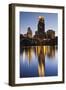 Third Avenue Bridge, Mississippi River, Minneapolis, Minnesota, USA-Walter Bibikow-Framed Photographic Print