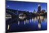 Third Avenue Bridge, Mississippi River, Minneapolis, Minnesota, USA-Walter Bibikow-Mounted Photographic Print
