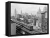 Third Avenue EL, New York, New York-John Lindsay-Framed Stretched Canvas