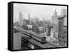 Third Avenue EL, New York, New York-John Lindsay-Framed Stretched Canvas