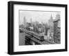 Third Avenue EL, New York, New York-John Lindsay-Framed Photographic Print