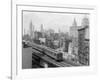 Third Avenue EL, New York, New York-John Lindsay-Framed Photographic Print