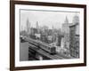 Third Avenue EL, New York, New York-John Lindsay-Framed Photographic Print