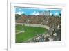 Third Base Line View of Municipal Baseball Park - San Jose, CA-Lantern Press-Framed Premium Giclee Print