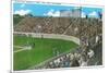 Third Base Line View of Municipal Baseball Park - San Jose, CA-Lantern Press-Mounted Premium Giclee Print