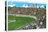 Third Base Line View of Municipal Baseball Park - San Jose, CA-Lantern Press-Stretched Canvas