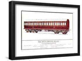 Third Class Carriage, No. 646, North Eastern Railway-null-Framed Art Print