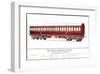 Third Class Carriage, No. 646, North Eastern Railway-null-Framed Art Print