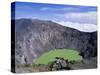 Third Crater, Created in 1994 and Containing Green Lake, Irazu Volcano, Cartago, Costa Rica-Pearl Bucknell-Stretched Canvas