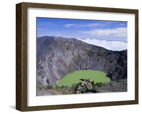 Third Crater, Created in 1994 and Containing Green Lake, Irazu Volcano, Cartago, Costa Rica-Pearl Bucknell-Framed Photographic Print