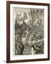 Third Crusade, Richard I Lands at Acre and Takes the City-A. Sandoz-Framed Photographic Print