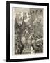 Third Crusade, Richard I Lands at Acre and Takes the City-A. Sandoz-Framed Photographic Print