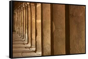 Third Enclosure Gallery, Angkor World Heritage Site-David Wall-Framed Stretched Canvas