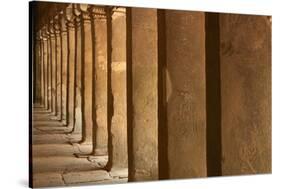 Third Enclosure Gallery, Angkor World Heritage Site-David Wall-Stretched Canvas