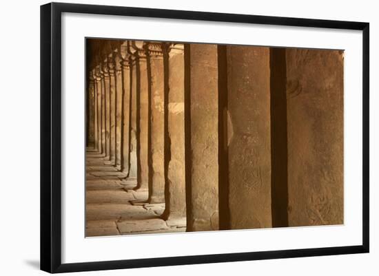 Third Enclosure Gallery, Angkor World Heritage Site-David Wall-Framed Photographic Print
