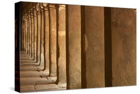 Third Enclosure Gallery, Angkor World Heritage Site-David Wall-Stretched Canvas