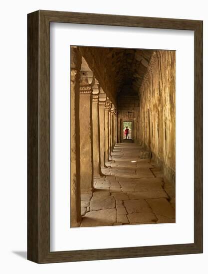 Third Enclosure Gallery, Angkor World Heritage Site-David Wall-Framed Photographic Print