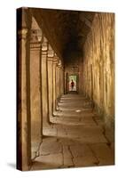 Third Enclosure Gallery, Angkor World Heritage Site-David Wall-Stretched Canvas