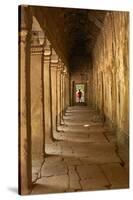 Third Enclosure Gallery, Angkor World Heritage Site-David Wall-Stretched Canvas